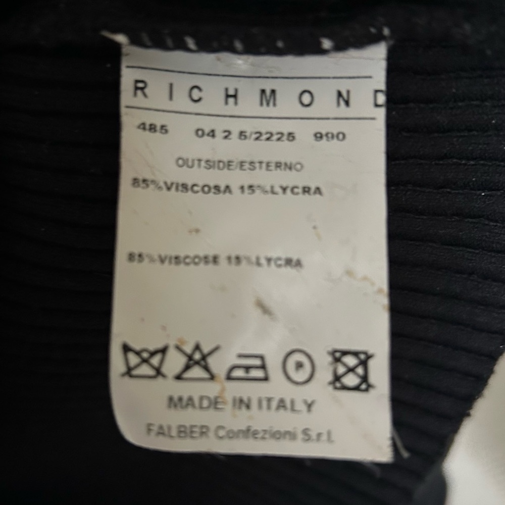 John Richmond Sweater, Viscose/Leather - Picture 4 of 10